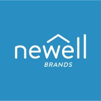 Newell Brands logo on blue